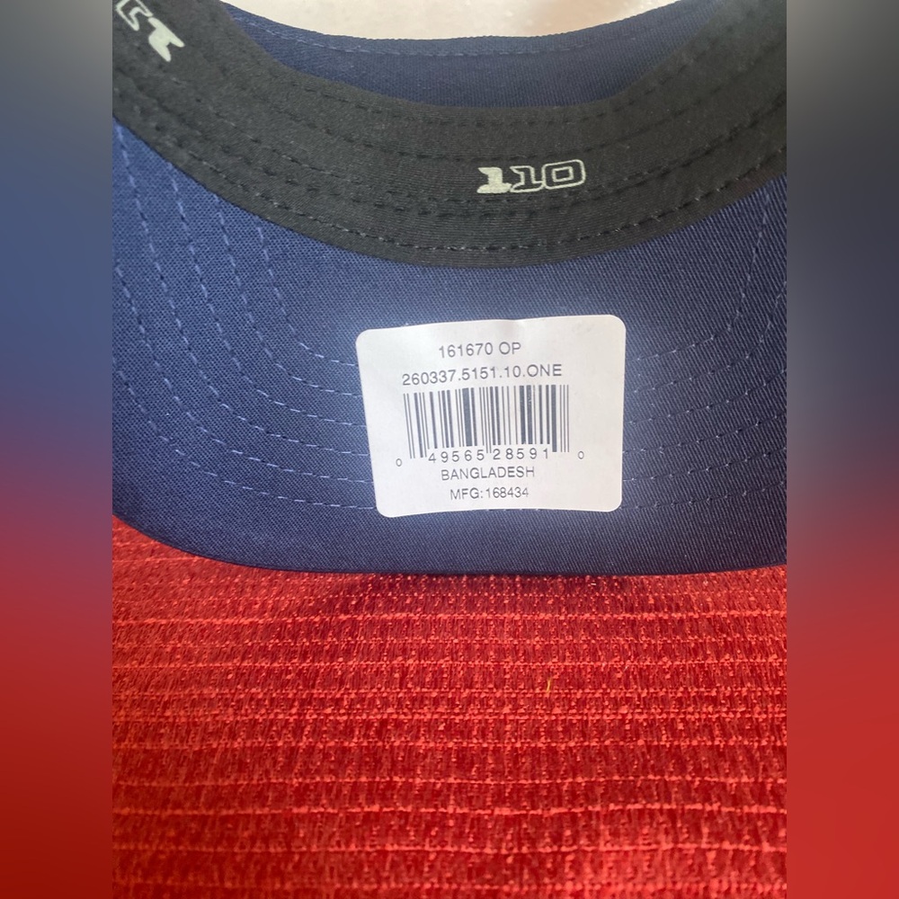 Mizuno Dark Blue Sports Visor - Picture 6 of 12